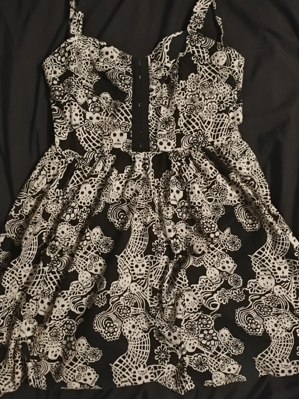 Royal Bones By TrippNYC Vintage Skull Dress
